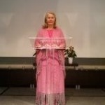 Giving Meditation during service at Unity Spiritual Center, Westlake, Ohio 44145